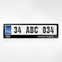 Kişiye Özel Isimli Mini Logolu Plakalık 264845264
