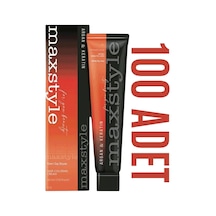 Maxstyle Kuaför Seti 60 Ml 100 Adet Saç Boyası Oksidansız