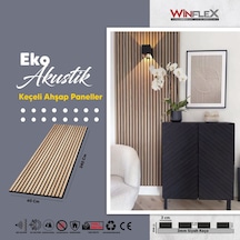 Eko Keçeli Akustik Ahşap Panel Savana Meşe 50x240cm