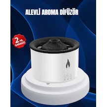 3d Alev Işıklı Aromaterapi Makinesi 360 Ml Su Kapasiteli Sessiz Difüzör