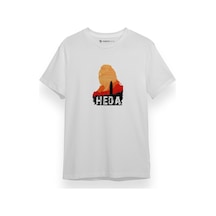 The 100 Heda Lexa Beyaz Kısa Kol Erkek Tshirt 001