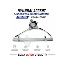 Accent 00-05 Motorlu Ön Sağ Cam Krikosu 82404-25010