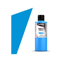 Vallejo 63038, 200 Ml. Blue Fluo Premium Rc Color Maket Boyası Standart