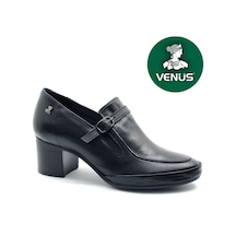 Venüs Bexus Hakiki Deri Comfort Ortopedik Kadın Topuklu Ayakkabı Siyah