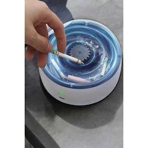 Mey İthalat Elektronik Küllük Duman Giderici Hava Temizleyici Beyaz