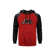 Bmw R1200r Kırmızı Renk Reglan Kol Sweatshirt Kırmızı