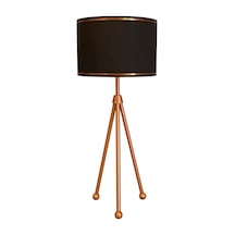 Peral Tripod Ayaklı Bronz Abajur Bronz