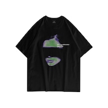 Startmore Unisex Distraction Siyah Tshirt Siyah