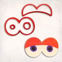 Eye Balls Detay Kurabiye Kalıp Seti 4 Lü