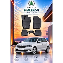 Skoda Fabia 2015-2020 Aracınıza Özel Üretim Havuzlu Paspas Takımı A+ -mod-