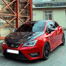 Sts Oto Aksesuar Seat Ibiza Mk4 2009-2017 Batman Yarasa Ayna Kapağı Piano Black Abs Plastik (01)