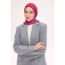 Silk Home Dört Mevsim Antik Motif Viskon Velora Eşarp 6421 Fuşya