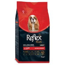 Reflex Plus Hipoalerjenik Mini Ve Küçük Irklar İçin Kuzu Etli Yetişkin Köpek Maması 8 Kg