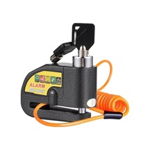 Alarmlı Disk Kilidi Disk Fren Kilidi Motosiklet Alarm Kilidi Hırsızlık Önleyici Güvenlik Tekerlek Di