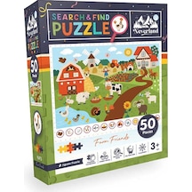 Neverland Ara Ve Bul Farm Frıends Çiftlik Arkadaşları 50 Parça Puzzle Nl415