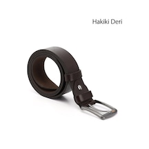 Gönderi(R) Gönderi R Kahve Antik Hakiki Deri 4 Cm Kot Kemeri Kahve