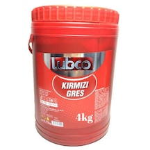 Lubco 180 Cc Isıya Dayanıklı Kırmızı Rulman Gresi 4 KG