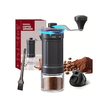 Boatshop1 Kmdj-hc Manuel Kahve Değirmeni Seramik Öğütücü Ve Cam Kavanoz İle Kamp Ev Kullanımı İçin El Değirmeni