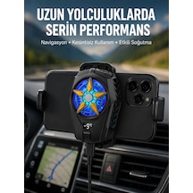 Mobil Cihaz Soğutma Radyatörü Metal+abs, Type-c Kablolu Yeni Nesil