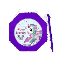 Unicorn Deniz Atı Pinyata 42 Cm + Sopası Diğer