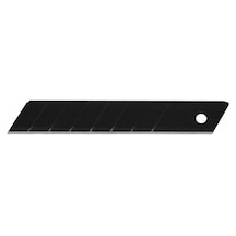 Vıptec Siyah Maket Bıçağı Yedeği 18 Mm 10 Adet Vt875002