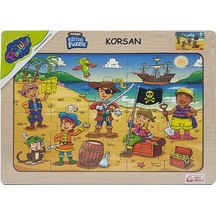 Playwood Ahşap Eğitici Puzzle Korsan Ony56