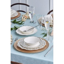 Karaca  Almond Tropez 24 Parça 6 Kişilik Porselen Yemek Takımı