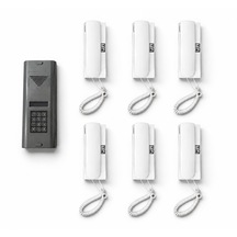 Dijital Şifreli Panel Ve Telefonlu Apartman Konuşma Sistemi 6 Daire Paket