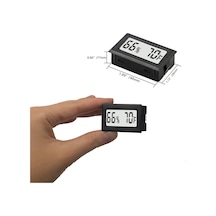 6'li Paket Mini Küçük Dijital Higrometre Termometre İç Mekan Sıcaklık Ve Nem Ölçer Sıcaklık Sensörü Monitö