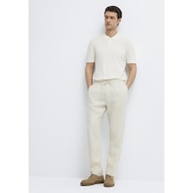 Mavi - Bej Keten Pantolon 0010577-70134