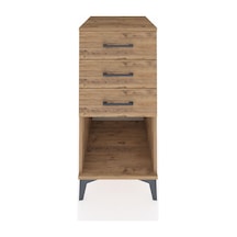 Kronos Komodin 3 Çekmeceli 44x59x96 Çam-çam Atlas Çam