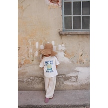 Oh La La Koala Güneş Baskılı T-shirt Müslin Pantolon Takım Çok Renkli