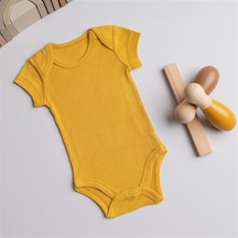 Tiffany Baby & Kids Tiffany Body Yarım Kol Ecofriends Theme Safran-7436 Hardal