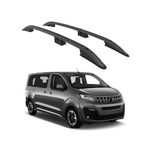 Opel Zafira Life Mk3 2019-2023 / Swb Turtle Crown Tavan Çıtası Siyah