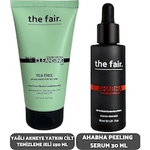 the fair. Ahabha Peeling Serum 30 ML + Sebum Kontrol Yağlı Ciltler İçin Yüz Temizleme Jeli 150 ML
