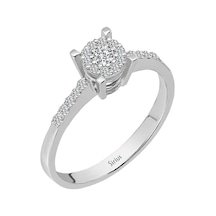 Sirius Pırlanta 0,50 Karat Görünümlü Fantezi Yüzük 0817R0225