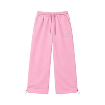 Zaee Dragon Nakışlı Ayarlanabilir Paça Premium Baggy Eşofman Altı Pembe