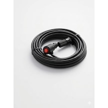 Araç Çakmaklık Uzatma Kablosu 12-24 Volt On/of Anahtarlı 16 Amper Yüksek Güç Çeken Cihazlara Özel 2 X1,5mm Ttr Bakır 10 Mt-siyah