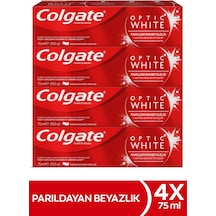 Colgate Optic White Parıldayan Beyazlık Beyazlatıcı Diş Macunu 4 x 75 ML Colgate Optic White Parıldayan Beyazlık Beyazlatıcı Diş Macunu 4 x 75 ML