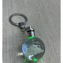 Ledli Ayasofya Tasarımı Kristal Anahtarlık Alk3803