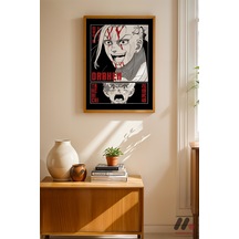 Tokyo Revengers Draken Poster, Ahşap Çerçeveli Duvar Tablosu - Anime Severlere Özel Hediye