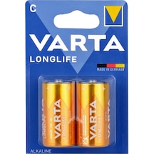 Varta 4114 Longlife Orta Boy C Pil 2'li