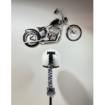 Motor & Motosiklet Siyah Gri Ombreli Örgü Saç Kask Dış Aksesuar Diğer