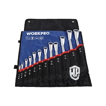 Workpro Wp202510 6-32mm 12 Parça Cr-v Profesyonel İki Ağızlı Yıldız Anahtar Takımı + Bez Taşıma Kılıfı
