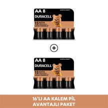 Duracell Alkalin Aa Kalem Pil 16'li Paket