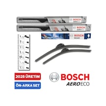 Toyota Uyumlu Rav4 Ön Arka Silecek 2005-2012 Bosch Aeroeco-Rear + Koku