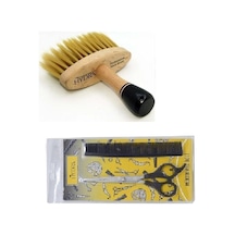 Tarko Hydra 700 Berber Makası + Tarak + Hydra 2202 Ense Fırçası