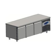 Karacasan Endüstriyel 430 Çelik Kaliteli 615 Lt 200 Cm Üç Kapılı Mangal Altı Kebap Dolabı