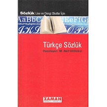 Türkçe Sözlük - M. Akif Ordulu