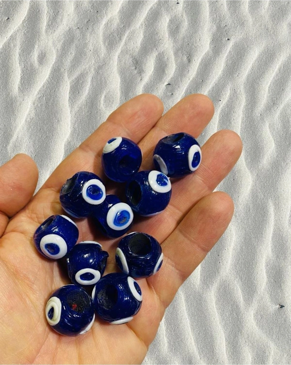 20 Mm Cam Danagöz Nazar Boncuğu 10 Adet